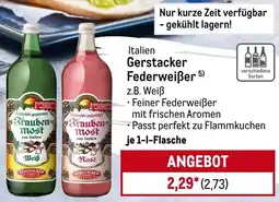 METRO Italien Gerstacker Federweißer Angebot
