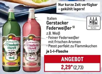 METRO Italien Gerstacker Federweißer Angebot