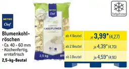 METRO METRO Chef Blumenkohlröschen Angebot