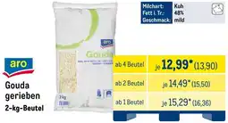 METRO aro Gouda gerieben Angebot