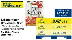 METRO Schöfferhofer Hefeweizen-Mix Angebot
