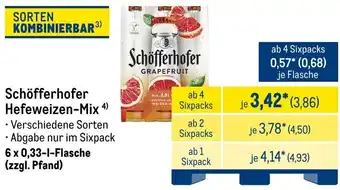 METRO Schöfferhofer Hefeweizen-Mix Angebot