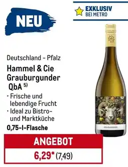 METRO Hammel & Cie Grauburgunder QbA Angebot