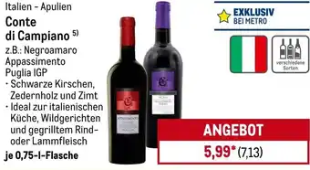 METRO Conte di Campiano Angebot