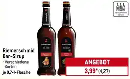 METRO Riemerschmid Bar-Sirup Angebot