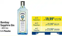 METRO Bombay Sapphire Gin Angebot