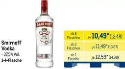 METRO Smirnoff Vodka Angebot