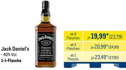 METRO Jack Daniel's Angebot