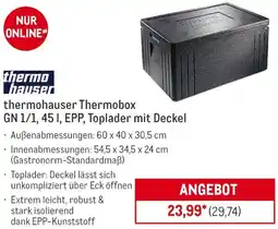 METRO thermohauser Thermobox Angebot