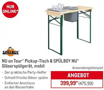 METRO NU on Tour Pickup-Tisch & SPÜLBOY NU Gläserspülgerät, mobil Angebot