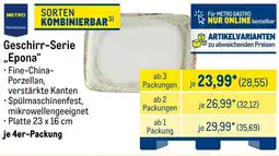 METRO METRO PROFESSIONAL Geschirr-Serie „Epona“ Angebot