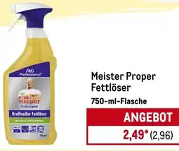 METRO Meister Proper Fettlöser Angebot