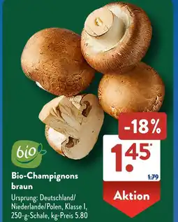 Aldi Süd Bio-champignons braun Angebot