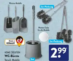 Aldi Süd Home creation wc-bürste set Angebot