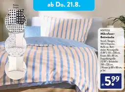 Aldi Süd Novitesse mikrofaser-bettwäsche normalgröße Angebot