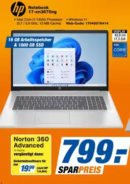 Expert Hp notebook 17-cn3675ng Angebot