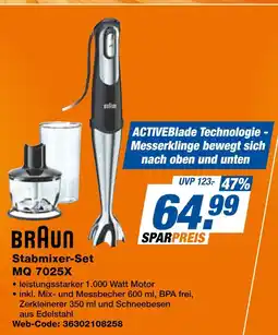 Expert Braun stabmixer-set mq 7025x Angebot