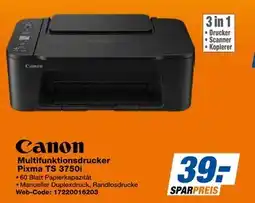 Expert Canon multifunktionsdrucker pixma ts 3750i Angebot