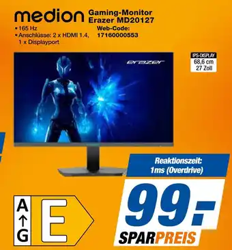 Expert Medion gaming-monitor erazer md20127 Angebot