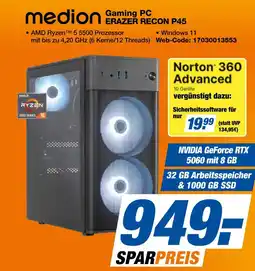 Expert Medion gaming pc erazer recon p45 Angebot