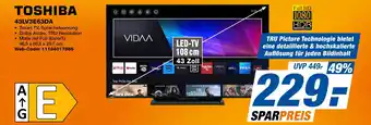 Expert Toshiba 43lv3e63da led-tv Angebot