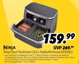 MEDIMAX Ninja foodi flexdrawer 10,4 l heißluftfritteuse af500eu Angebot
