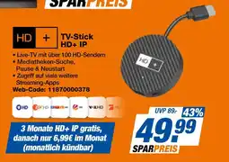 Expert Tv-stick hd+ ip Angebot