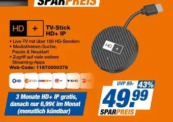 Expert Tv-stick hd+ ip Angebot