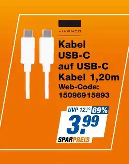 Expert Vivanco kabel usb-c auf usb-c Angebot