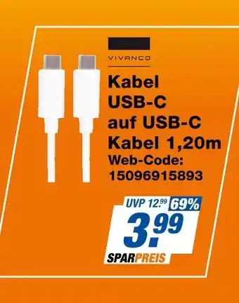 Expert Vivanco kabel usb-c auf usb-c Angebot