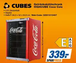 Expert Cubes getränkekühlschrank highcube coca cola Angebot