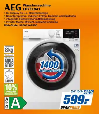 Expert Aeg waschmaschine lr7fl841 Angebot
