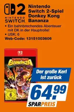 Expert Nintendo switch 2-spiel donkey kong bananza Angebot