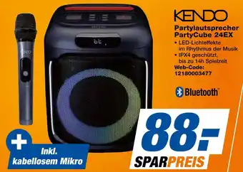 Expert Kendo partylautsprecher partycube 24ex Angebot