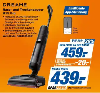 Expert Dreame nass- und trockensauger h15 pro Angebot