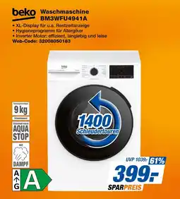 Expert Beko waschmaschine bm3wfu4941a Angebot