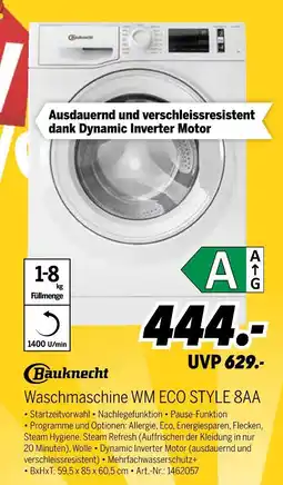 MEDIMAX Bauknecht waschmaschine wm eco style 8aa Angebot