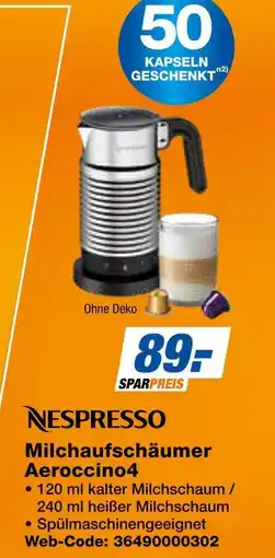 Expert Nespresso milchaufschäumer aeroccino4 Angebot