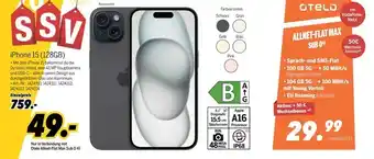 MEDIMAX Apple iphone 15 (128gb) Angebot