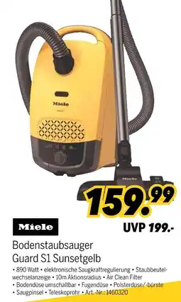 MEDIMAX Miele bodenstaubsauger guard s1 sunsetgelb Angebot