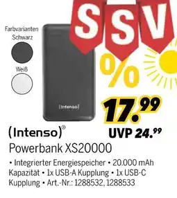 MEDIMAX Intenso powerbank xs20000 Angebot