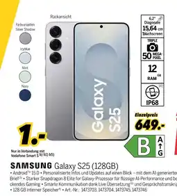 MEDIMAX Samsung galaxy s25 (128gb) Angebot
