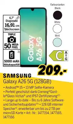 MEDIMAX Samsung galaxy a26 5g (128gb) Angebot