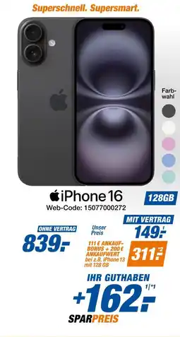 Expert Apple iphone 16 Angebot