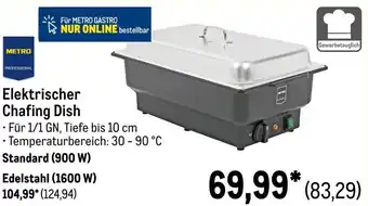 METRO METRO PROFESSIONAL Elektrischer Chafing Dish Angebot