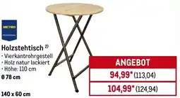 METRO METRO PROFESSIONAL Holzstehtisch Angebot