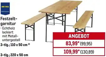 METRO METRO PROFESSIONAL Festzeltgarnitur Angebot