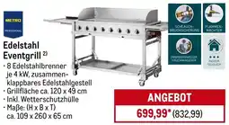 METRO METRO PROFESSIONAL Edelstahl Eventgrill Angebot