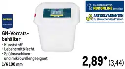 METRO METRO PROFESSIONAL GN-Vorratsbehälter Angebot