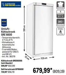 METRO METRO PROFESSIONAL Umluft Kühlschrank GRE 6600 Angebot